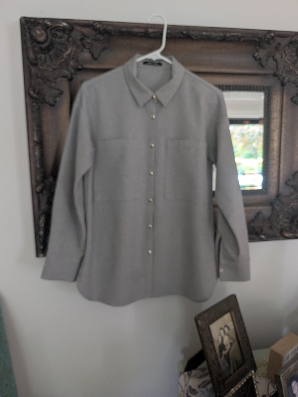 Doe & Rae Long-Sleeve Button Down Shirt/Shacket